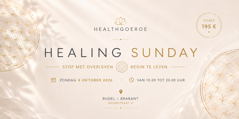 Healing Sunday " Stop met overleven, start met leven'' ❤️ - 1-Dags retraite