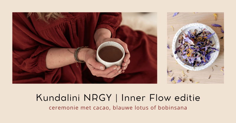 Kundalini NRGY | Inner Flow editie met cacao, blauw lotus of bobinsana