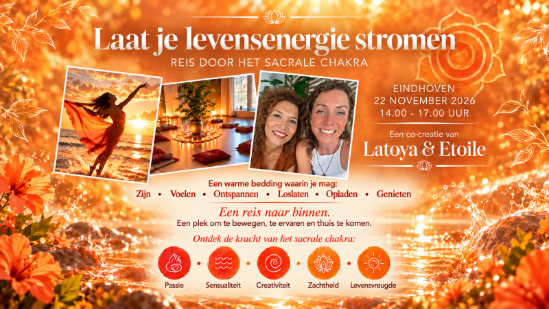 Reis van het Sacrale chakra- Laat je levensenergie stromen 