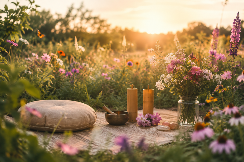 Adem & Meditatie in de Pluktuin in Waspik 🌿🌷🦋 - Méditation, Pleine conscience, Guérison par le son
