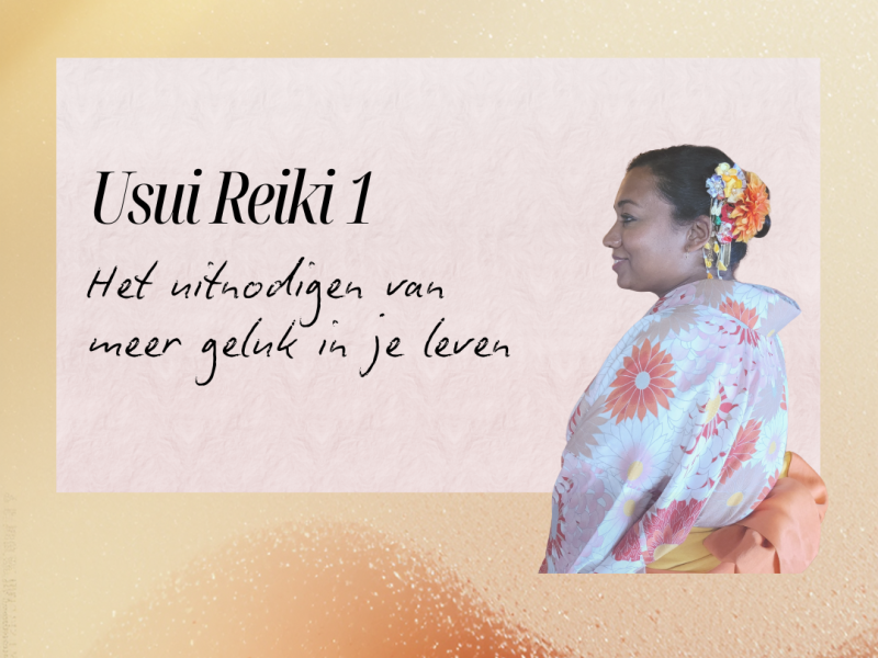 Usui Reiki 1 Cursus (basiscursus) 1 op 1