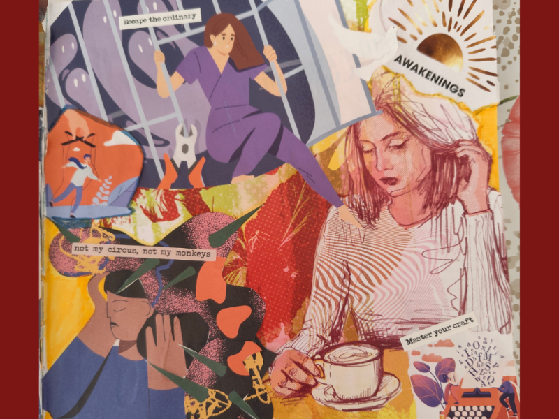 Art journaling in Hillegom