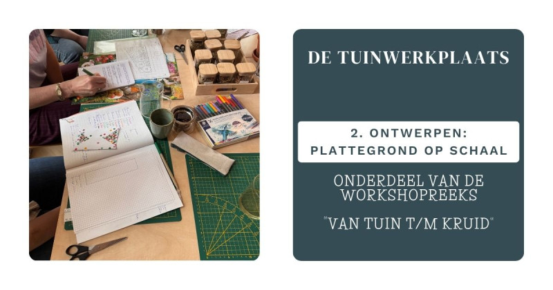 De Tuinwerkplaats: Plattegrond op schaal (2)