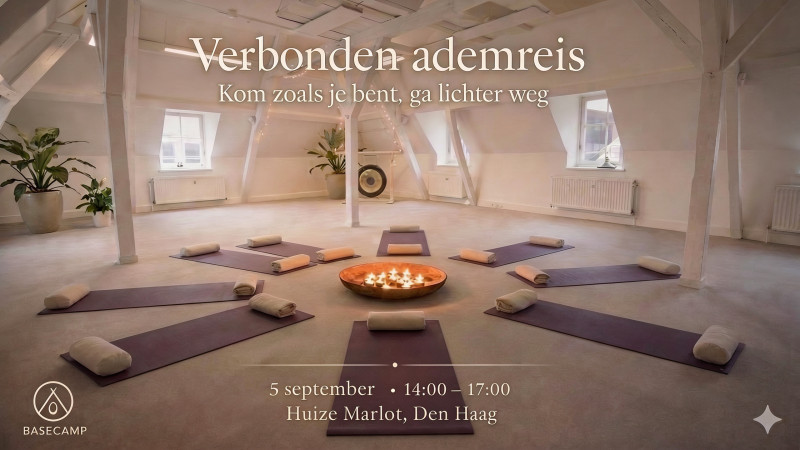 Verbonden ademreis - Kom zoals je bent, ga lichter weg