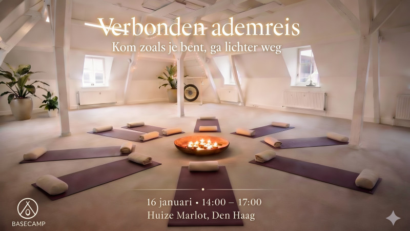 Verbonden ademreis - Kom zoals je bent, ga lichter weg