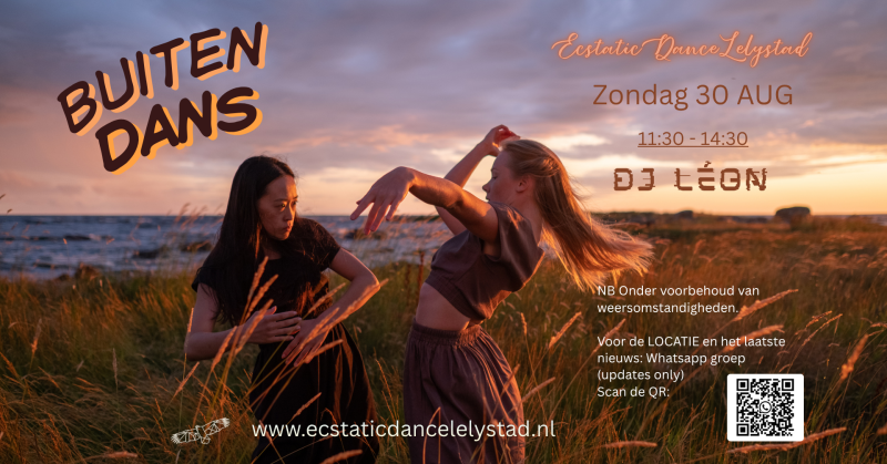 Buiten-dans | 30 Augustus '26 | DJ Léon | Ecstatic Dance Lelystad