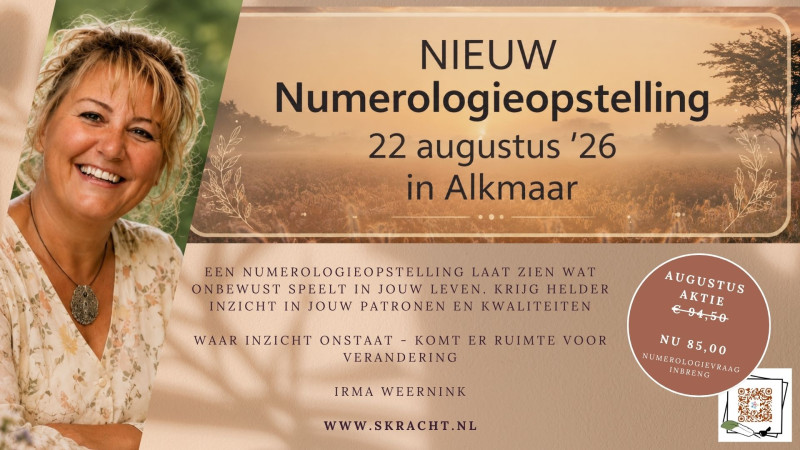 Numerologieopstelling 22 augustus '26 - Alkmaar