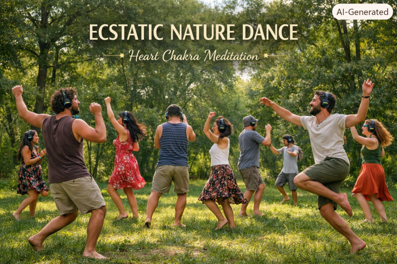 ECSTATIC NATURE DANCE + HEART CHAKRA MEDITATION  - Ecstatic Dance, 5 Rhythms, Dance Meditation