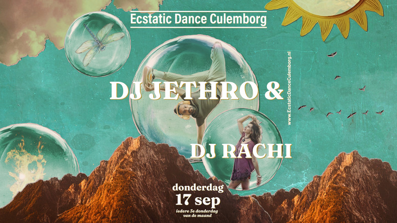 Ecstatic Dance Culemborg || DJ JETHRO & DJ RACHI || Midden Nederland