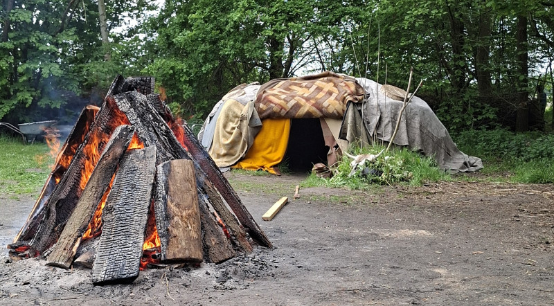 Zweethut ceremonie "ontmoet je wilde natuur" op het Land van Sidhe