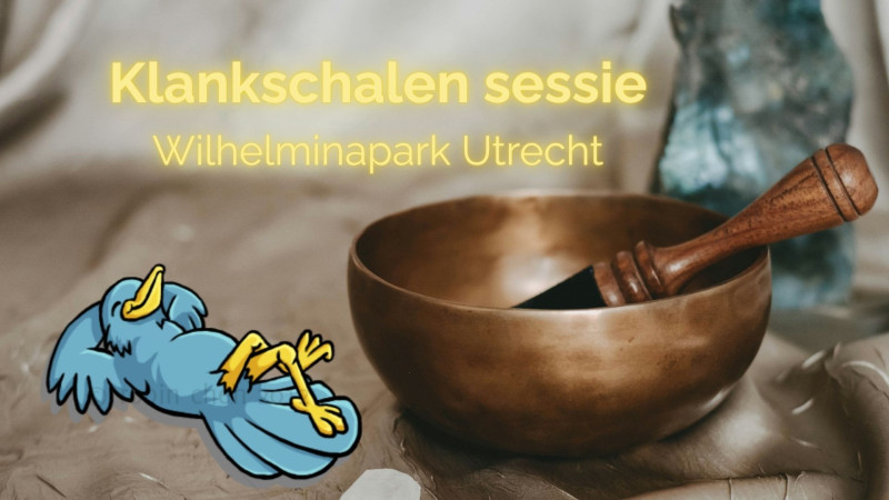 Klankschalen sessie Utrecht Wilhelminapark