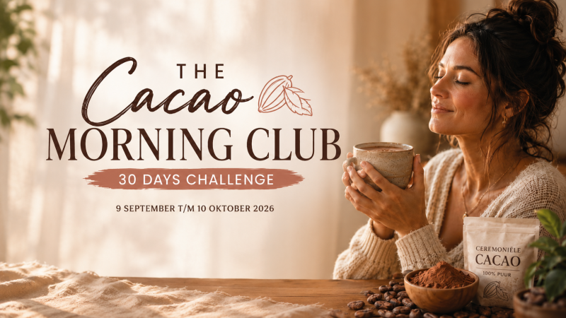 The Cacao Morning Club - Gratis 1kg Ceremonieel Cacao