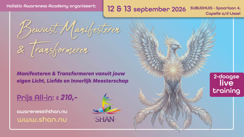 2-daagse Training "Bewust Manifesteren en Transformeren"