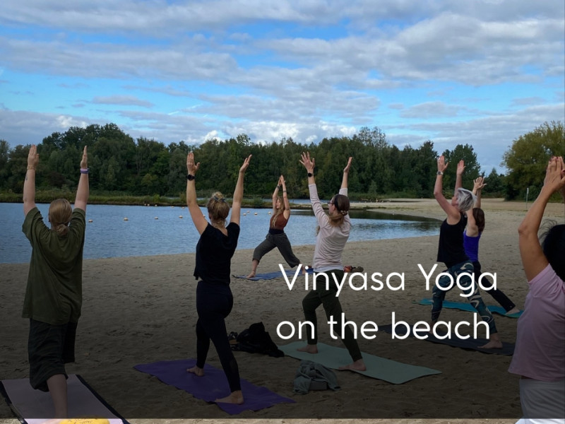 Vinyasa Yoga On The Beach