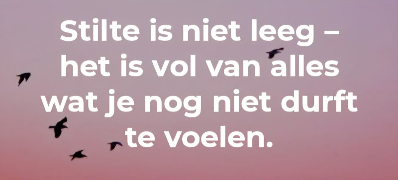 Klankbeleving en stilte