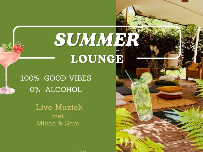 SUMMER LOUNGE 0.0 met Live Muziek - Live Music, Music Evening, Relaxation