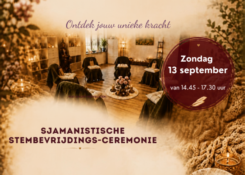 Sjamanistische Stembevrijdingsceremonie