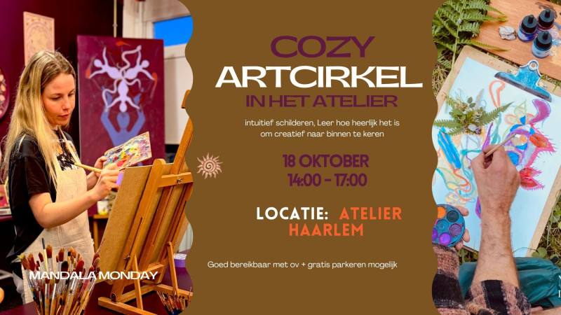 Artcirkel intuïtief schilderen | The inner journey | Haarlem