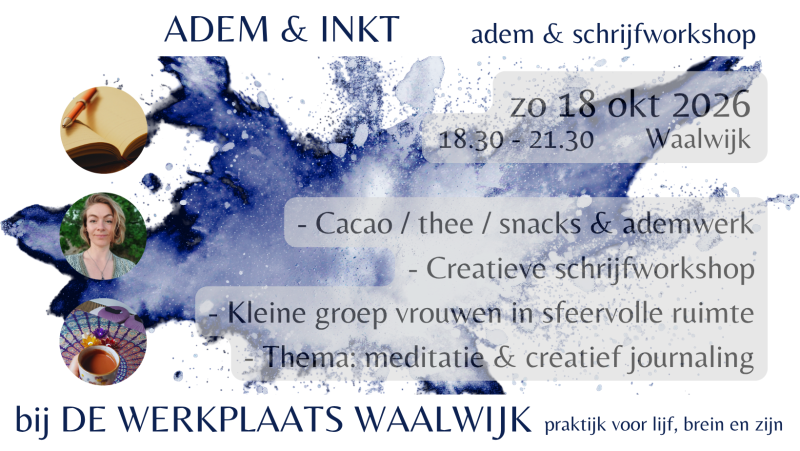 ADEM & INKT - adem- en schrijfworkshop