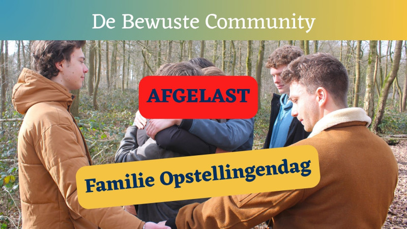 AFGELAST: Familie Opstellingendag 25 oktober