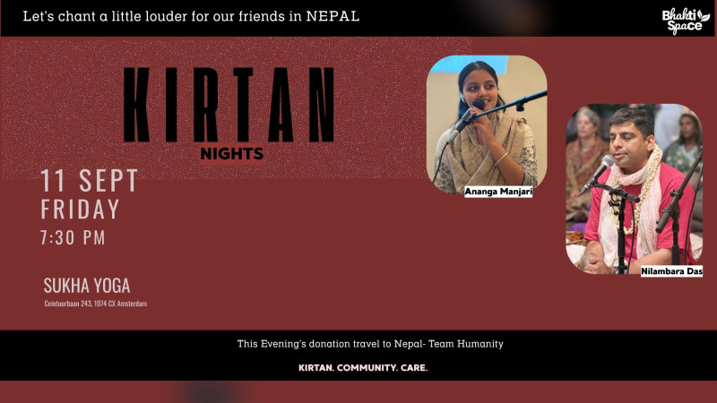 Amsterdam Kirtan Nights- Prayer for Nepal