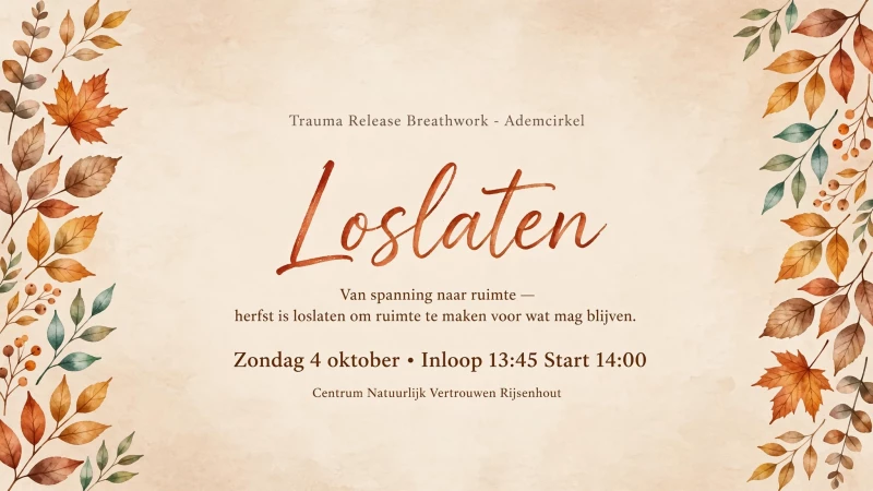 TRB ©  Ademcirkel Herfst : Loslaten