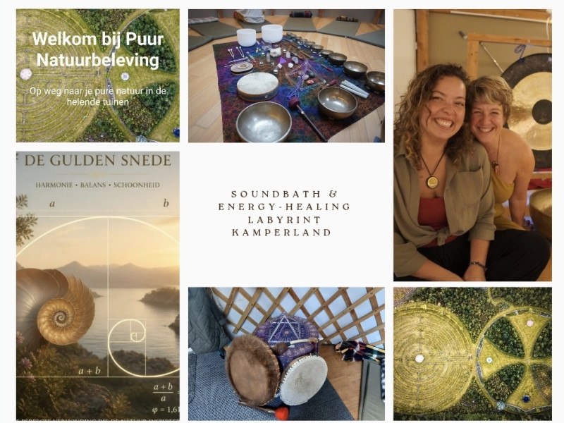 Soundbath & Energy Healing in Labyrint Puur Natuur Beleving
