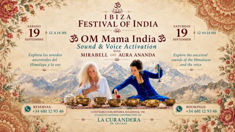OM Mama India ♾️ Sound & Voice Activation with Mirabell ♾️ Aura