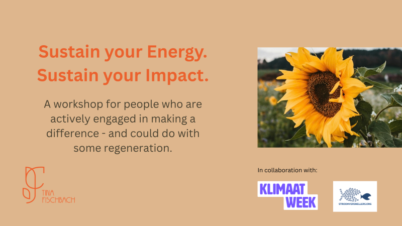 Sustain your Energy. Sustain your Impact.