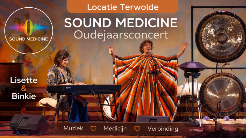 Oudejaarsconcert - Sound Medicine Lisette & Binkie - middag en avond