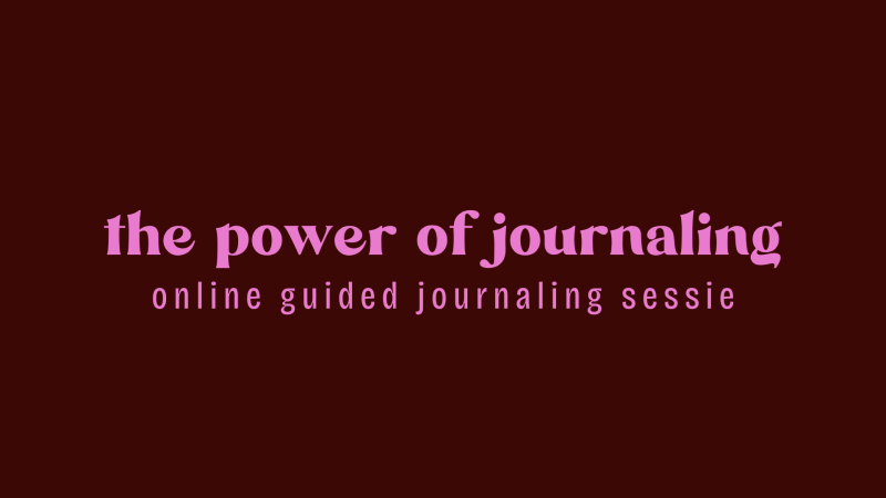 The power of journaling - Reset & Reconnect