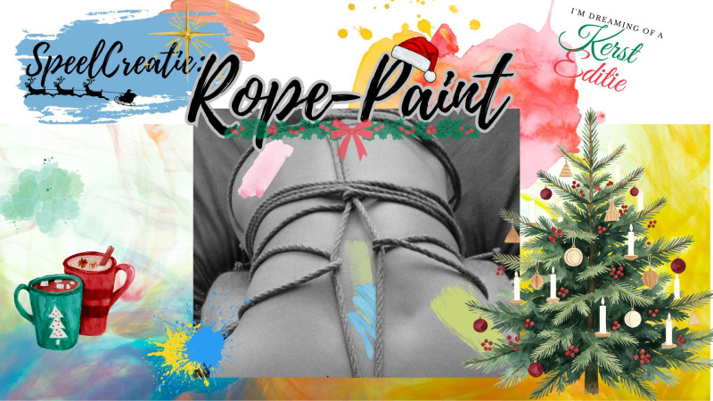 ROPE·PAINT: Kerst editie🎄 waar Bodypaint & Shibari elkaar ontmoeten