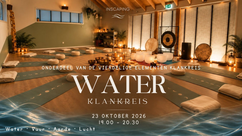 WATER KLANKREIS | Onderdeel van de Vierdelige Elementen Klankreis