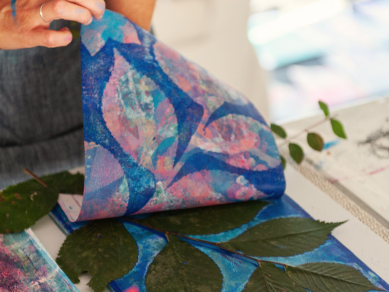 Workshop Gelprinten  - Creativiteit, Natuur