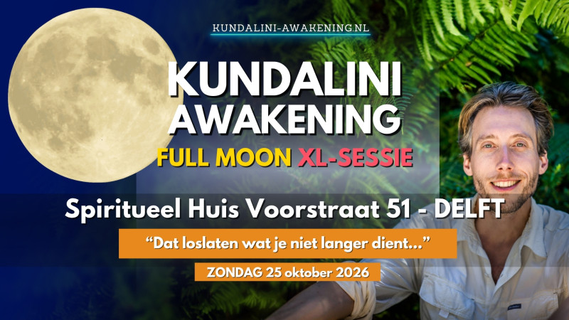 Volle Maan Kundalini Awakening Sessie 25 oktober Delft