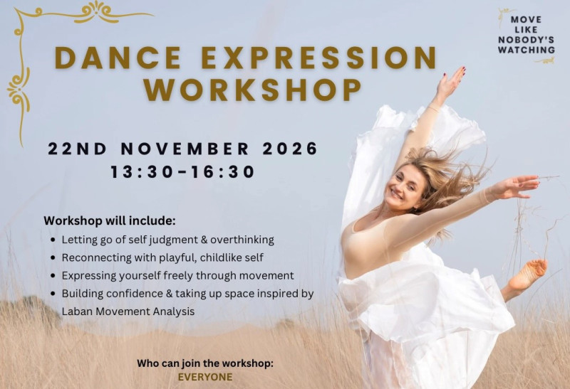 Dance expression workshop - Move like nobody's watching