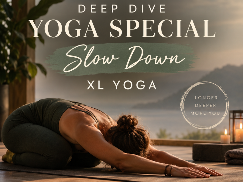 Vrije gave Yoga XL - Deep dive: Slow Down