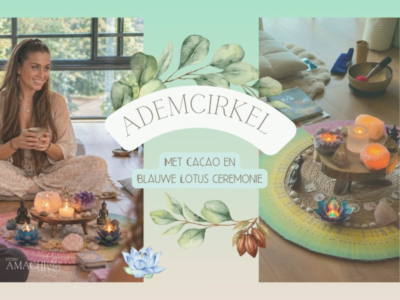 🌬️ Ademcirkel met Cacao en Blauwe lotus ☕