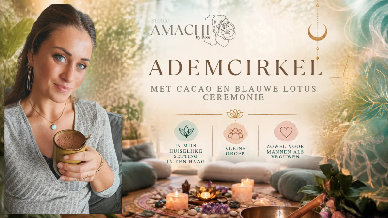 🌬️ Ademcirkel met Cacao en Blauwe lotus ☕🌿