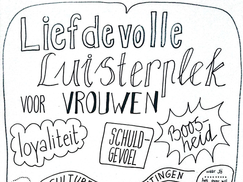 Liefdevolle luisterplek voor vrouwen
