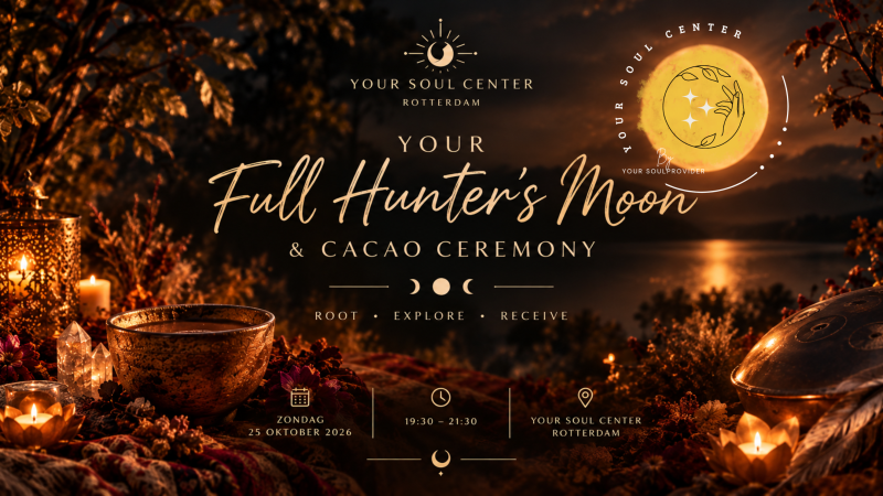 Your Full Hunter’s Moon & Cacao Ceremony 🌕