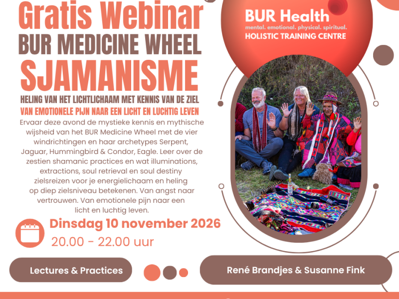 Gratis Live Webinar BUR Medicine Wheel Sjamanisme
