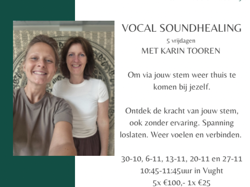 Vocal Soundhealing  - Soundhealing, Stembevrijding, Stemexpressie