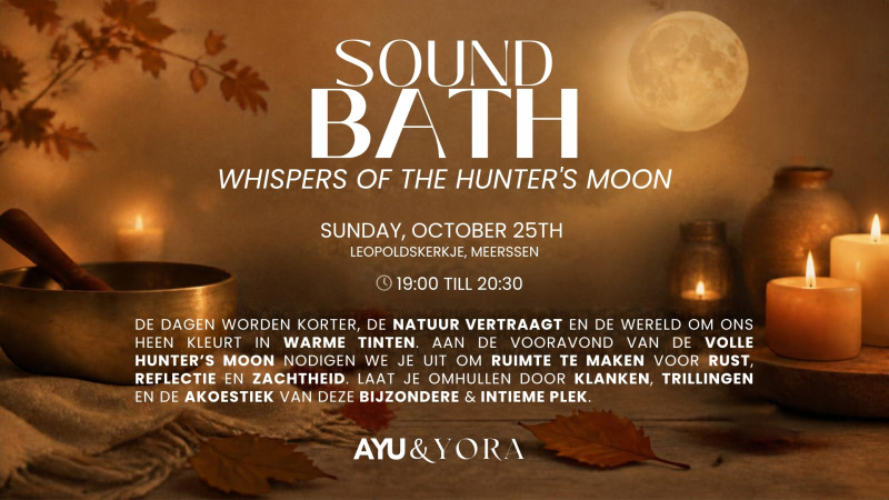 Soundbath | Whispers of the Hunter's Moon | 25 oktober 2026