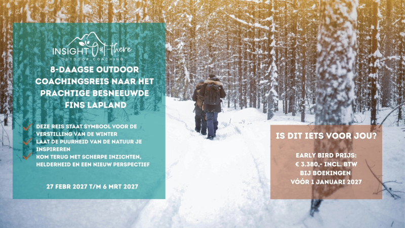 Outdoor coachingsgreis naar Fins Lapland