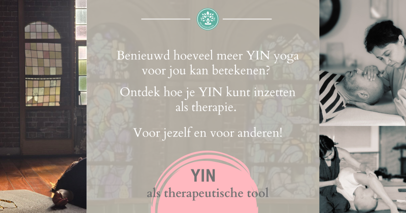 YIN als therapeutische tool - Yoga, Formación, Salud