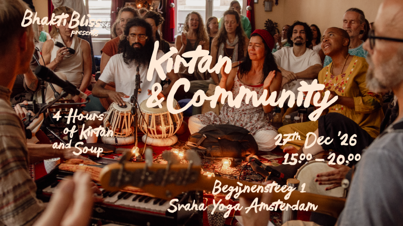Kirtan & Community Amsterdam - 5 Hours - Mantra zingen, Kirtan, Muziekavond