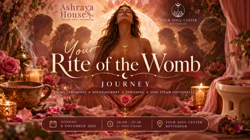 Your Rite of the Womb Journey + optioneel Yonisteam