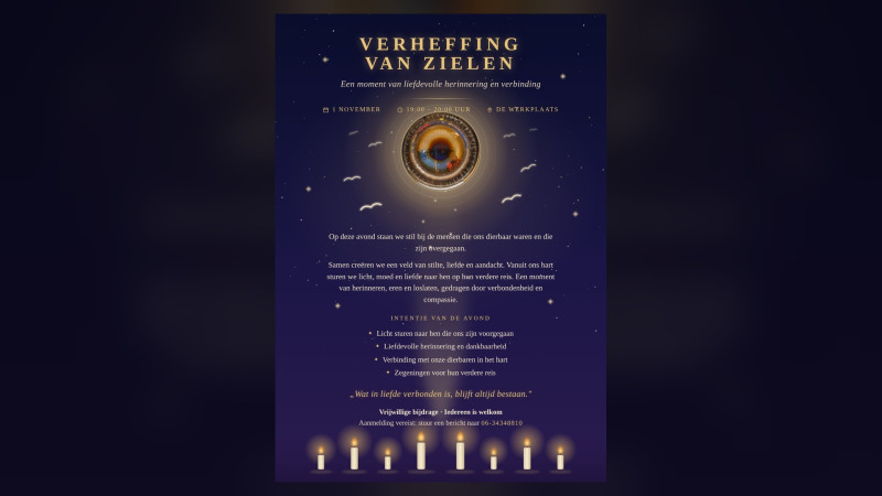 Verheffing van zielen – herdenkingsavond met gong en klankschalen
