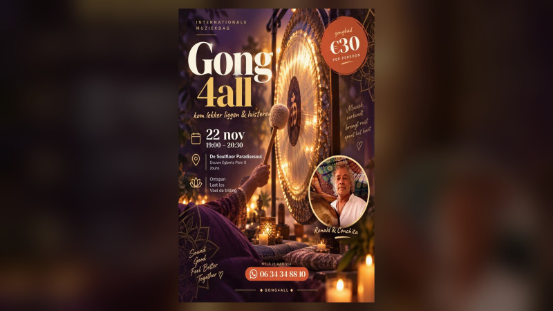 Gong4all Joure – internationaal gongbad